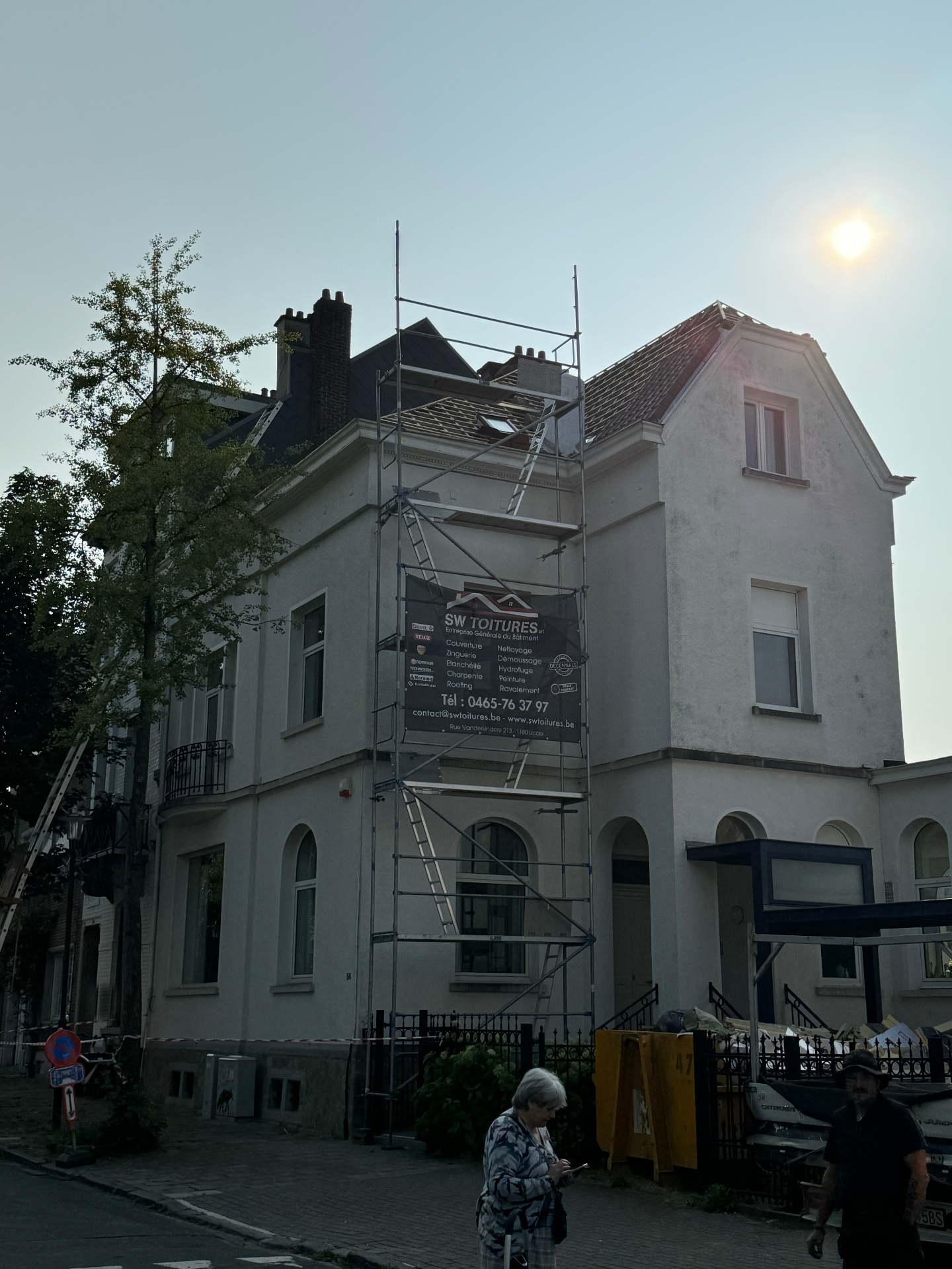 Rénovation de toiture à Uccle